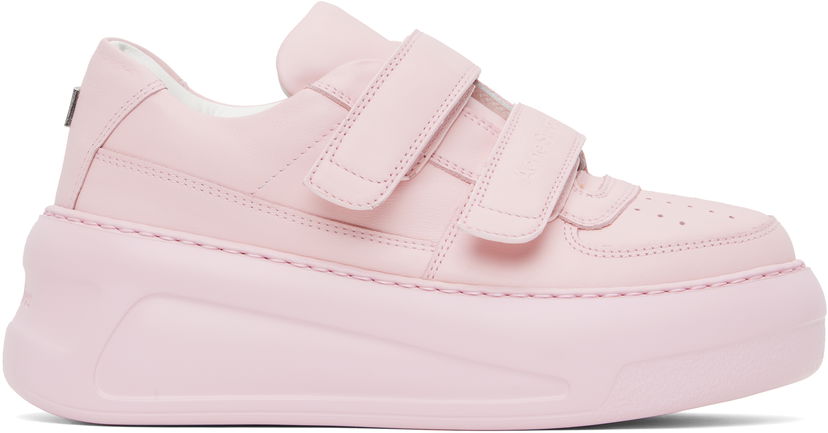Kläder Acne Studios Acne Studios Velcro Strap Platform Rosa | CD0006-