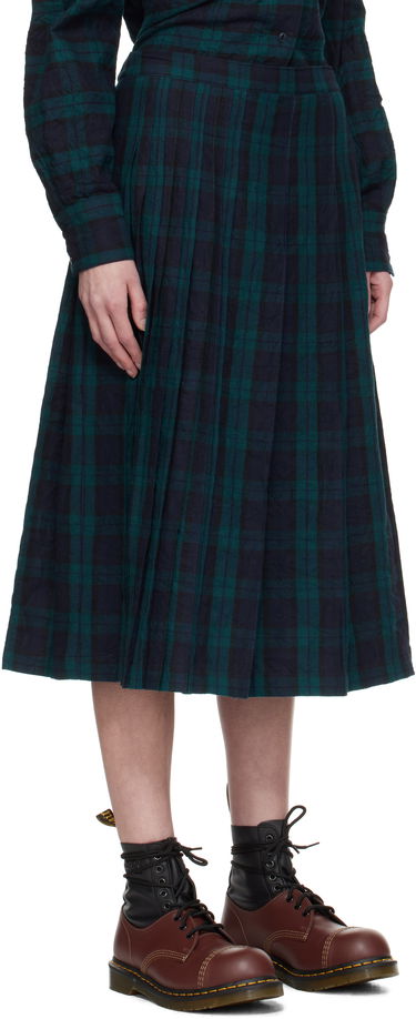Kjol YMC YMC Rosetta Midi Pleated Skirt Grön | Q3XMA, 1