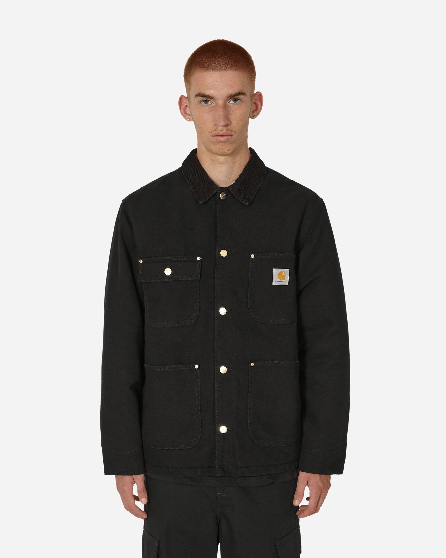 Jacka Carhartt WIP OG Chore Coat Black Svart | I027357_00E_3K, 0