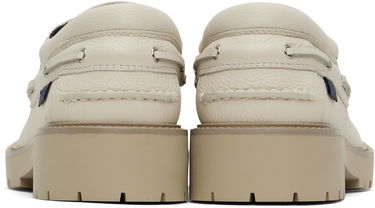 Kläder Burberry Burberry Raft Boat Shoes Vit | 8101631, 1