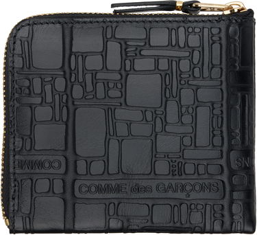 Plånbok Comme des Garçons Embossed Logo Wallet Svart | SA3100EL-1, 4