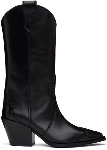 Kläder Aeyde Aeyde Ariel Western Boots Svart | A11-AB-TBUP75CH-222-800-001, 0