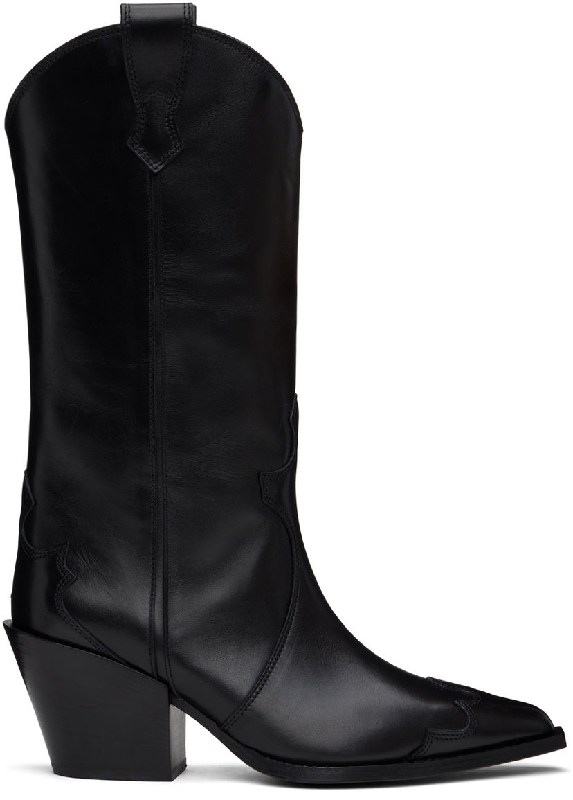 Kläder Aeyde Aeyde Ariel Western Boots Svart | A11-AB-TBUP75CH-222-800-001