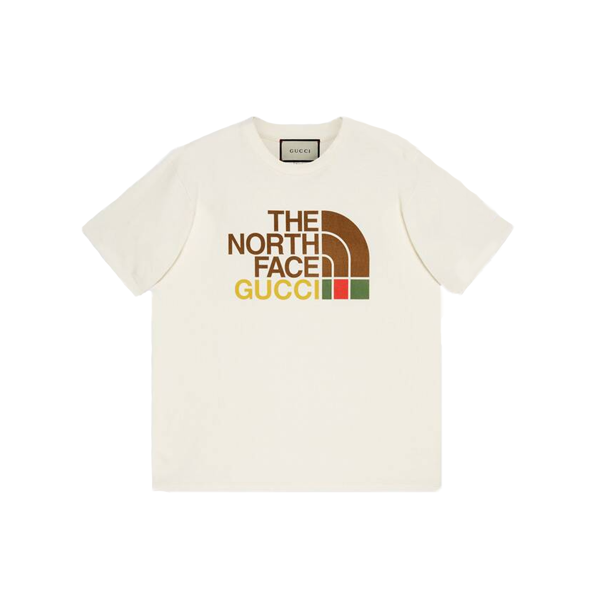 T-shirt Gucci x The North Face Oversize T-Shirt Beige | 616036 XJDCL 9756, 0