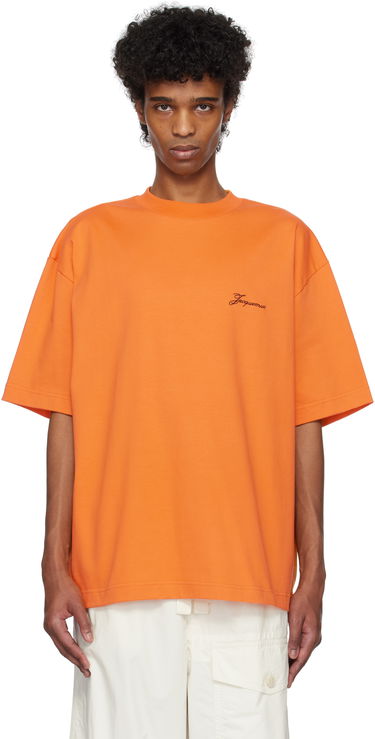 T-shirt Jacquemus Jacquemus 'The Haltères' T-Shirt Orange | 25E255JS322-2466, 0
