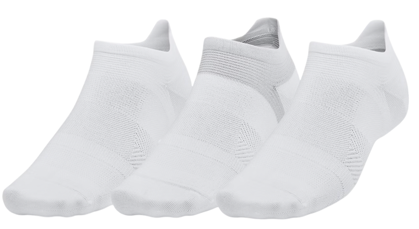 Strumpor Under Armour UA AD Run Lite No-Show Running Socks (3 Pairs) Vit | 1386237-100