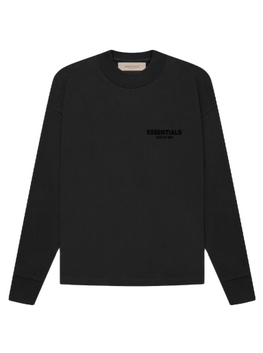 T-shirt Fear of God Essentials L/S T-shirt Svart | 125BT212070F