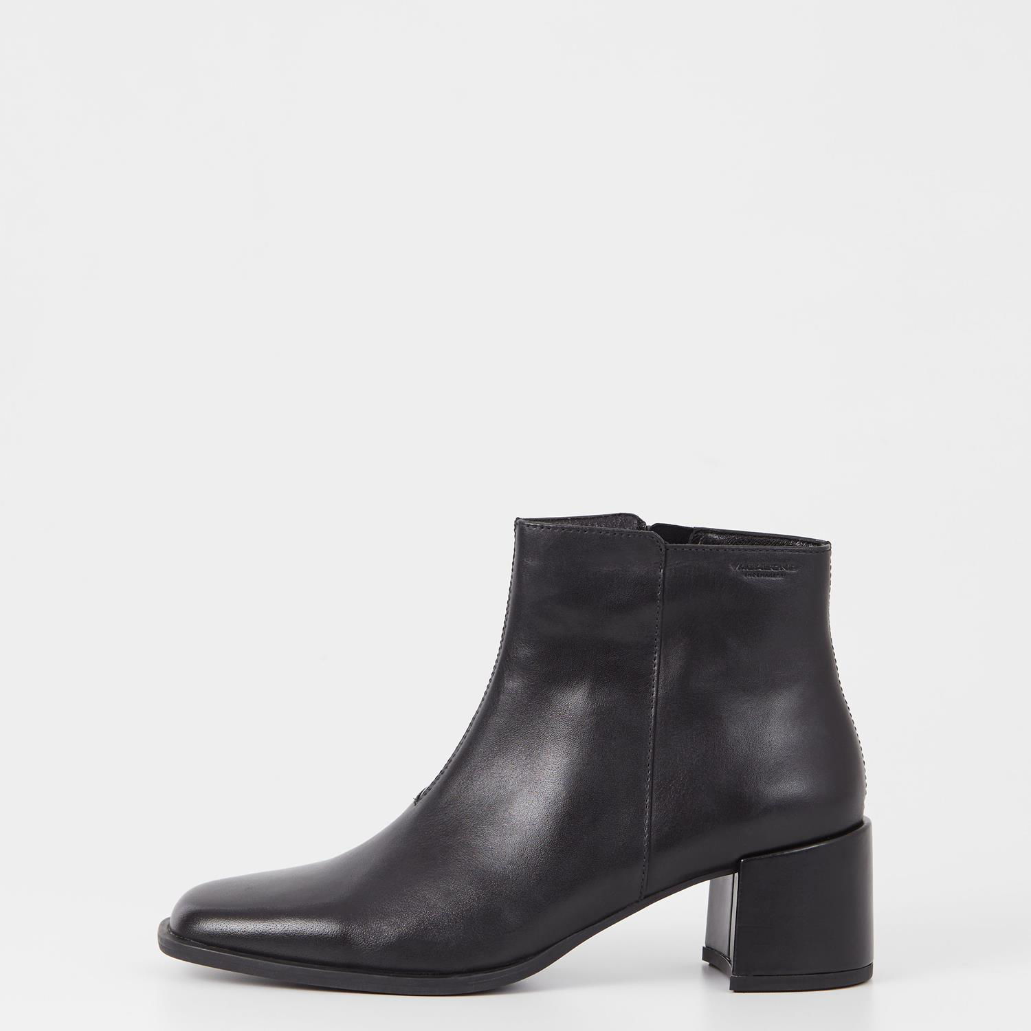 Sneakers och skor Vagabond Stina Leather Block Heel Ankle Boots Svart | 5609-001-20, 0