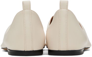 Sneakers och skor Stella McCartney Terra Laced Ballerina Flats Beige | 810411KP027, 1