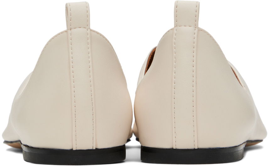 Sneakers och skor Stella McCartney Terra Laced Ballerina Flats Beige | 810411KP027, 1