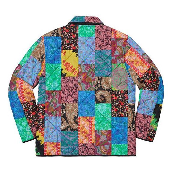 Pufferjacka Supreme Reversible Patchwork Quilted Jacket Flerfärgad | SUP-SS19-10160