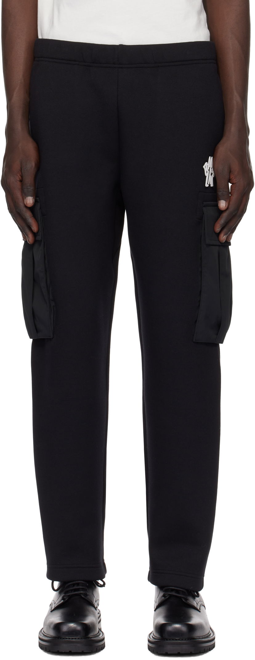 Träningsbyxor Moncler Black Creativo Sweatpants Svart | J20918H0001389AR3