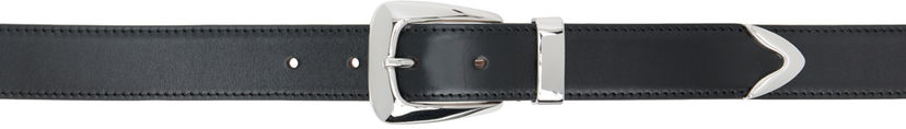 Bälten Khaite The Benny Black Leather Belt Svart | 10012-763