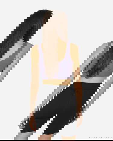 Linne Nike Cropped Tank Top Daybreak Svart | FN2832-509, 3