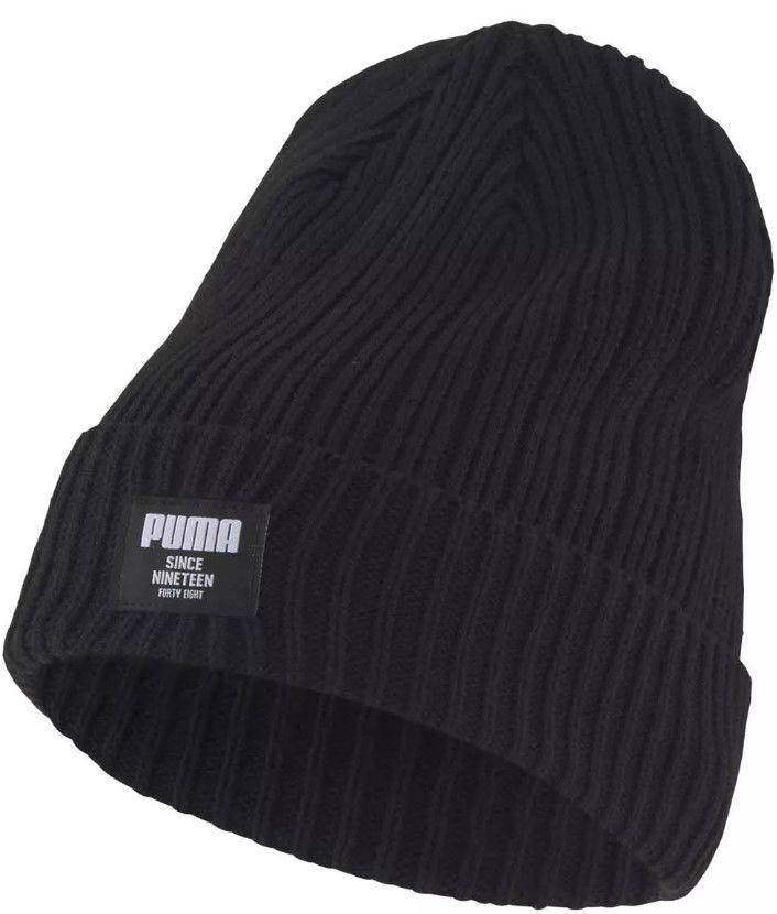 Mössa Puma Puma Ribbed Classic Beanie Svart | 02283101