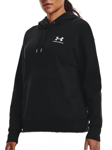 Sweatshirt Under Armour Hoodie Essential Fleece Svart | 1373033-001