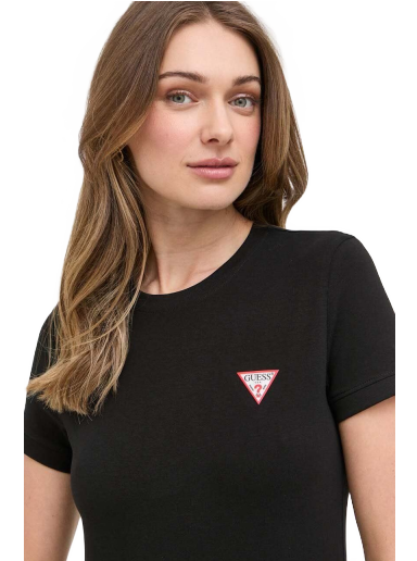 T-shirt GUESS Mini Triangle Tee Svart | W2YI44.J1314