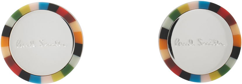 Pin Paul Smith Paul Smith Signature Stripe Cufflinks Flerfärgad | M1A-CUFF-MEDGEL-92