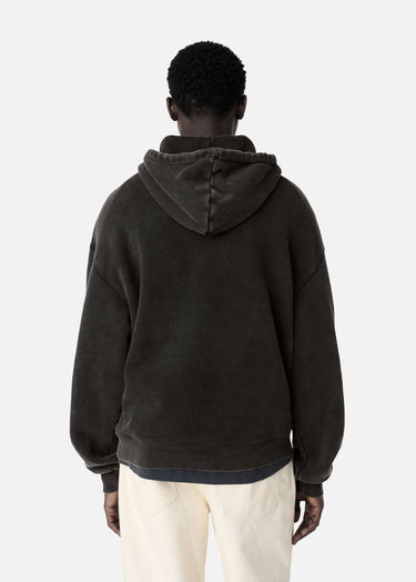 Sweatshirt AXEL ARIGATO Washed Effect Hoodie with Patch Svart | A2993001, 3