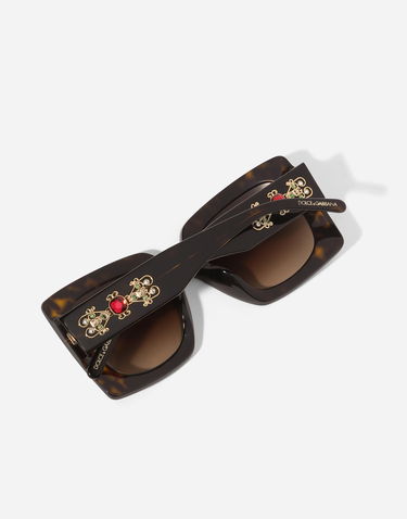 Solglasögon Dolce & Gabbana Filigrana Large Square Gradient Lens Sunglasses - New Arrivals Onesize Brun | VG4525VP2139V000, 3