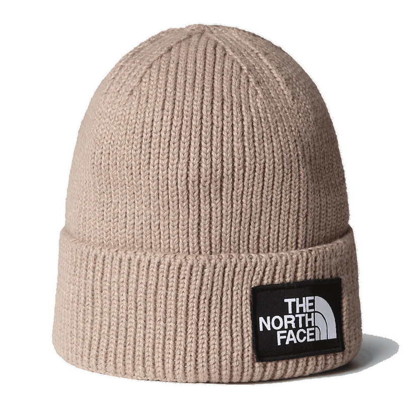 Mössa The North Face The North Face Palarie TNF Logo Box Cuffed Beanie Beige | NF0A8CHEBOX1