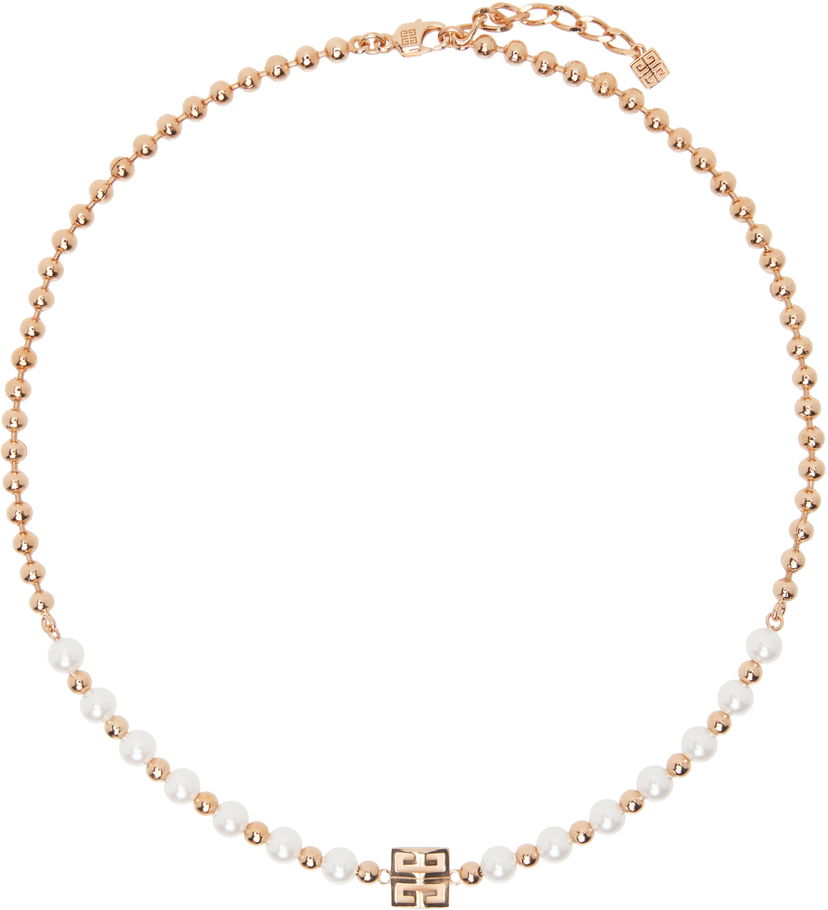 Halsband Givenchy 4G Pearl Necklace Metallisk | BF00R8F03U645