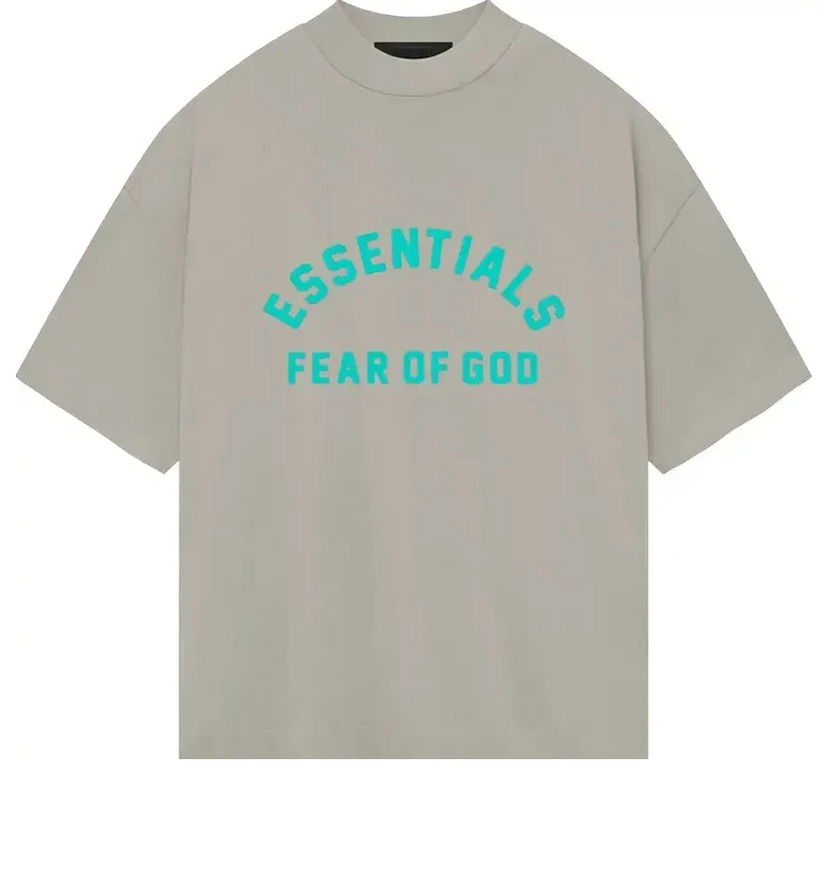 T-shirt Fear of God Essentials Heavy Jersey Crewneck T-Shirt Grå | 125SP242005F