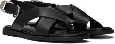 Kläder rag & bone rag & bone Gia Leather Crossover Sandals Svart | WFF25SF1004LE04, 3