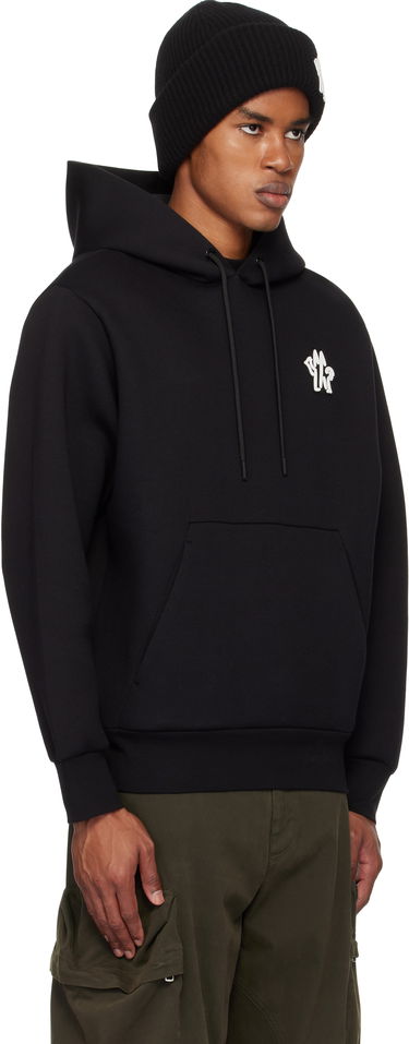 Sweatshirt Moncler Moncler Archivio Creativo Hoodie Svart | J20918G0004789AR3, 1