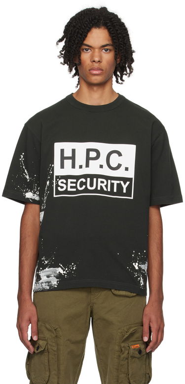 T-shirt HERON PRESTON 'H.P.C. Security' T-Shirt Svart | HMAA032F23JER0101001, 0