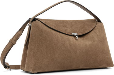 Handväska TOTEME TOTEME T-Lock Suede Top Handle Bag Brun | 241-WAL961-LE0004, 1