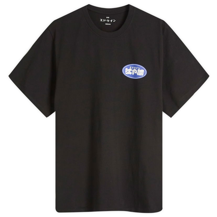 T-shirt EDWIN Edo Win T-Shirt Svart | I035006-8967