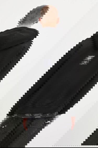 Sweatshirt AAPE by A Bathing Ape AAPE Now Zip Up Hoodie Svart | AAPSWMB327XXN, 2