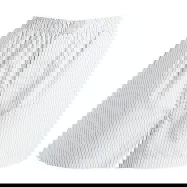 Boxare SKIMS SKIMS Cotton Poplin Shorts, Size Large Blå | SH-SHO-8424W-ZENBLUESTRIPE, 1