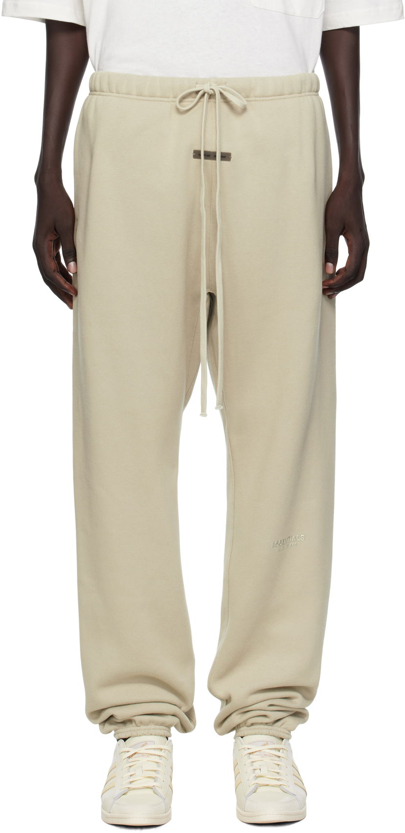 Träningsbyxor Fear of God Fear of God ESSENTIALS Vintage Fleece Sweatpants Beige | 130SP258046F