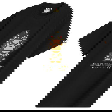 T-shirt BAPE 1st Camo Milo Shark T-Shirt Svart | 002TEL801004M-BYE, 0