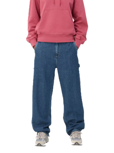 Jeans Carhartt WIP Pierce Pant Straight "Blue stone washed" Mörkblå | I031251_01_06