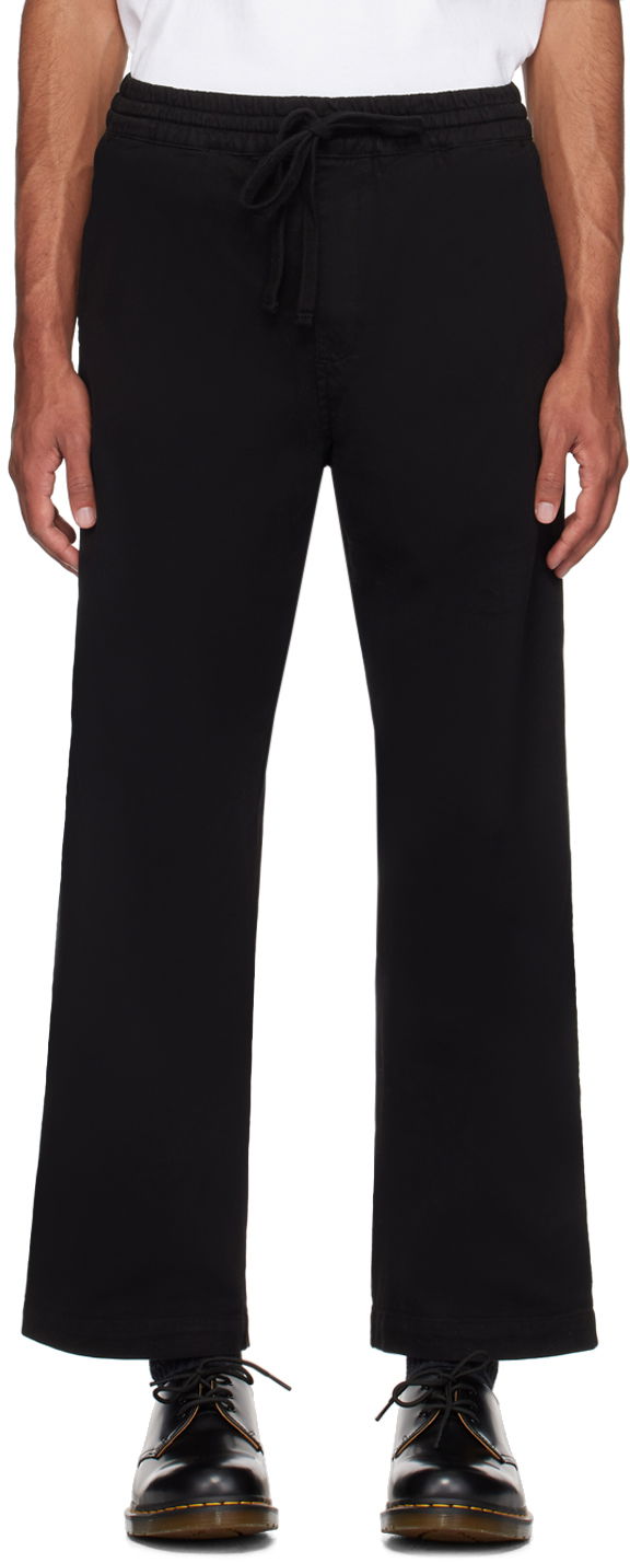Byxor Carhartt WIP Relaxed Fit Cotton Twill Trousers Svart | I033585