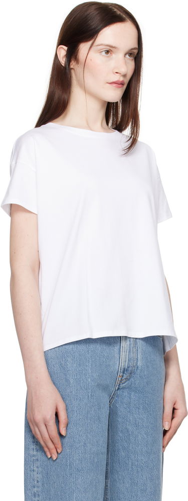 T-shirt Loulou de Saison Loulou de Saison Basiluzzo T-Shirt Vit | BASILUZZO, 1