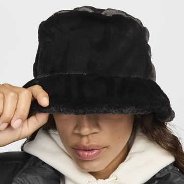 Hatt Nike Apex Faux Fur Bucket Hat Svart | HF7194-010, 4