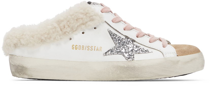 Sneakers och skor Golden Goose Shearling Super-Star Vit | GWF00110.F000798.80194