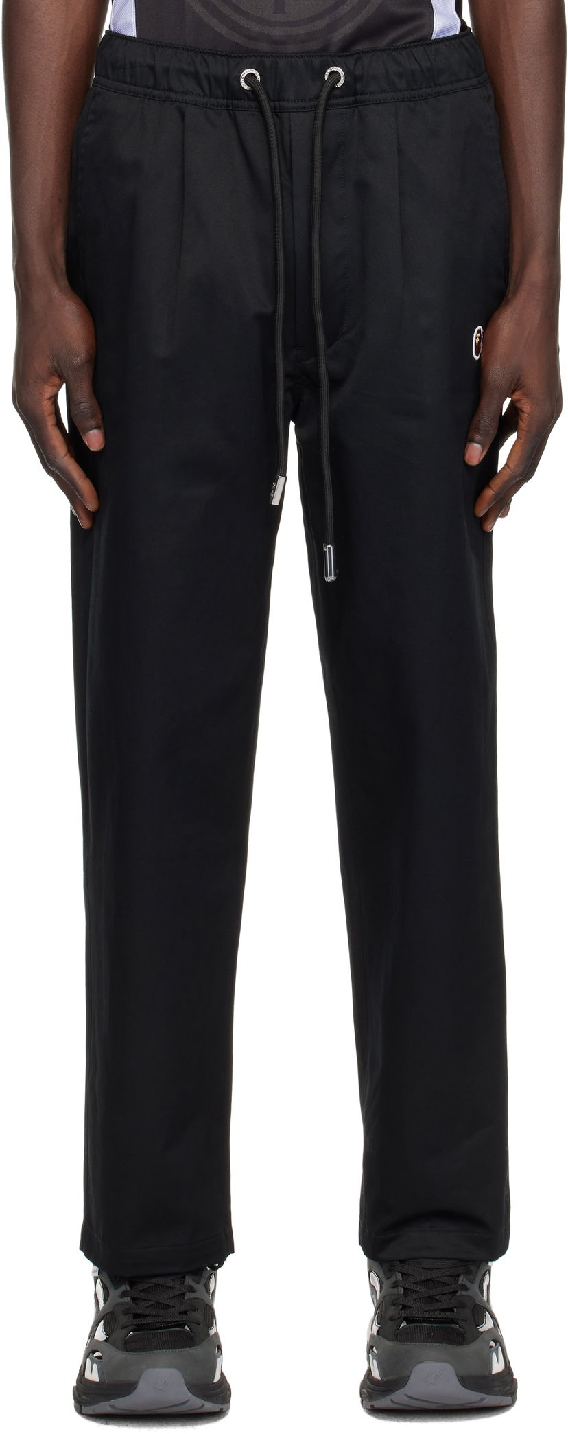 Byxor BAPE Chef Trousers Svart | 0ZXPTM152301NBKX