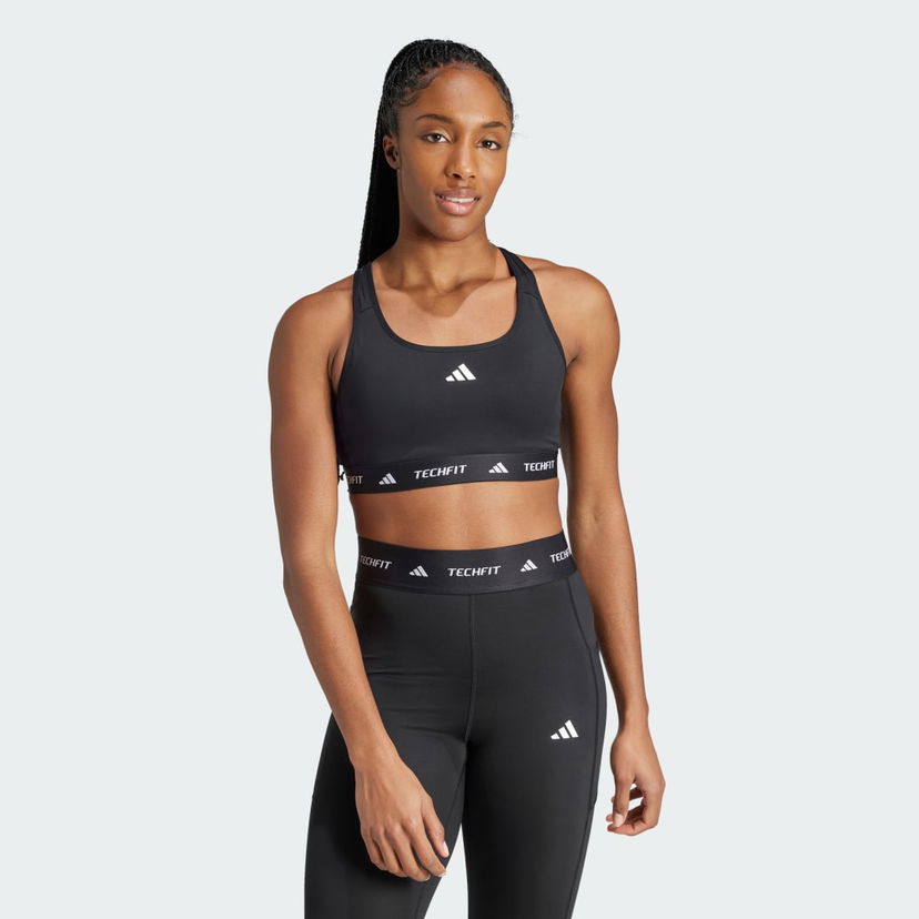 Behå adidas Performance Training Medium-Support Racerback Bra Svart | JG1409