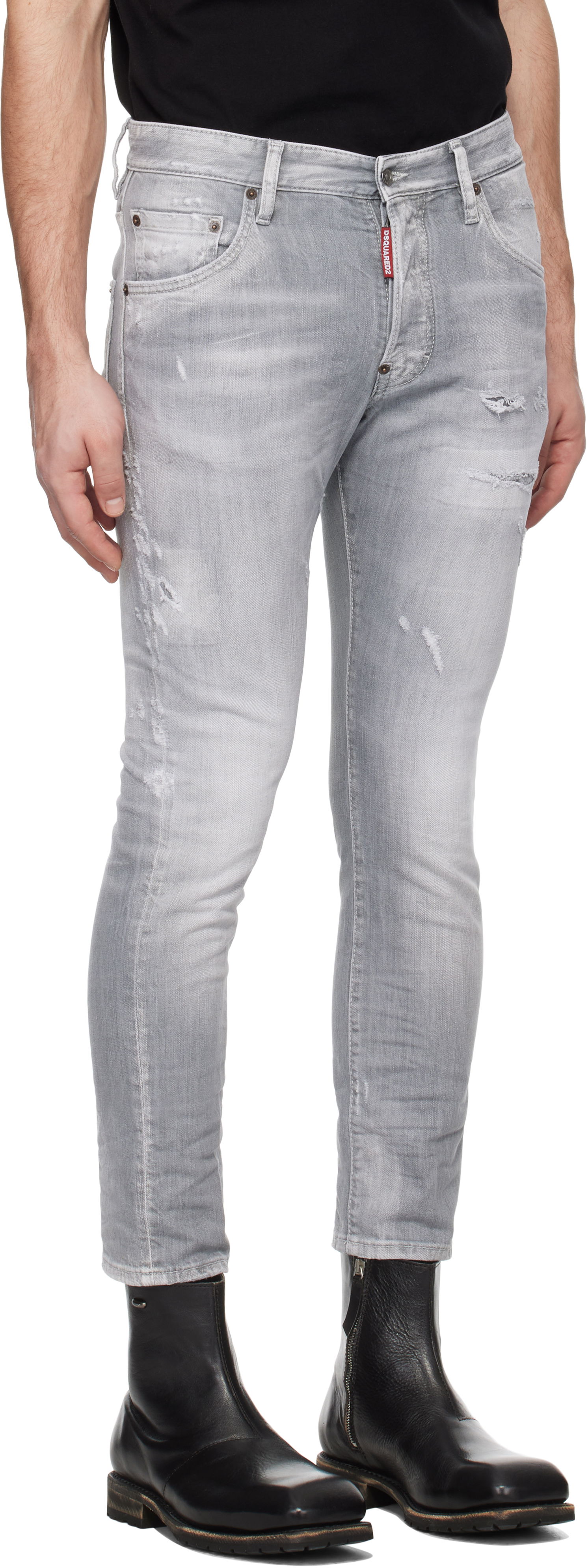 Jeans DSQUARED2 Dsquared2 Skater Jeans Grå | S74LB1656_S30260, 1