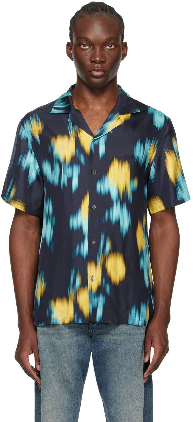 Skjorta LANVIN Blurred Floral Shirt Gul | RM-SI0019-5891-P24