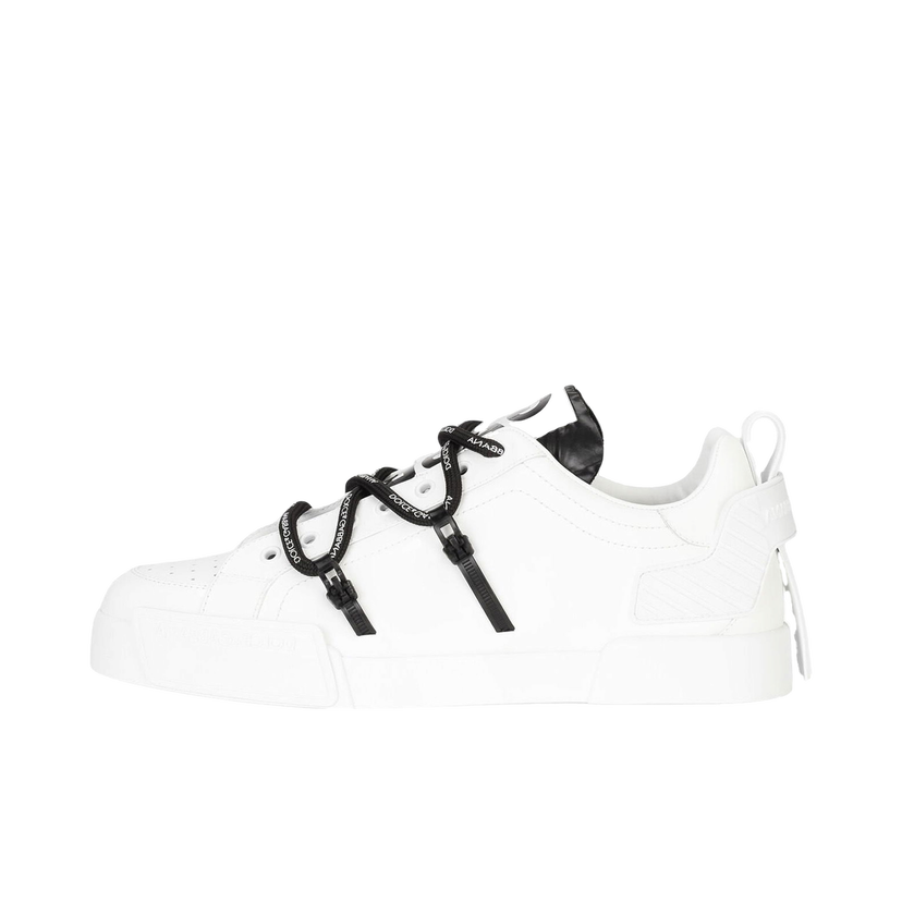 Sneakers och skor Dolce & Gabbana Portofino Strapped White Black Vit | CS1783AJ986_89697