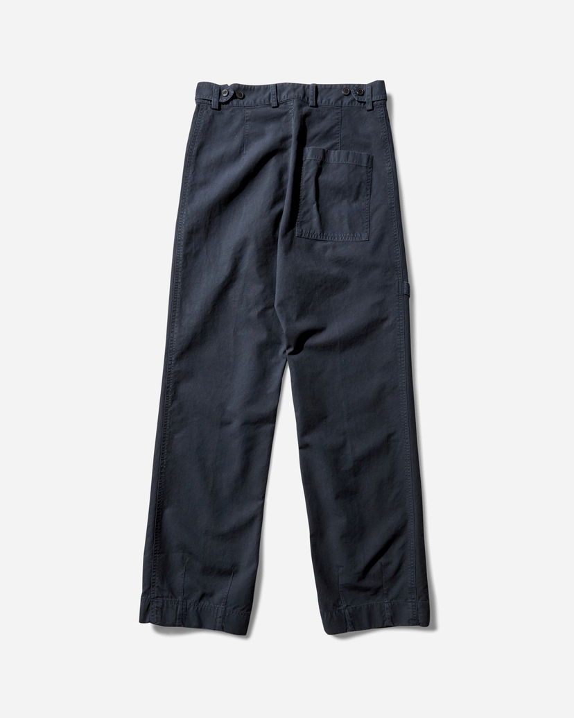 Byxor Dries Van Noten Overdyed Carpenter Pants Mörkblå | 252-020986-2101 509