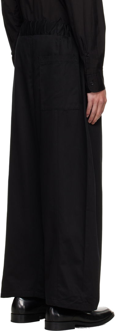 Byxor sage NATION SAGE NATION Box Pleat Trousers Svart | S011 BOX PLEAT TROUSER COTTON, 2