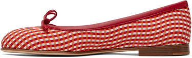 Kläder Manolo Blahnik Manolo Blahnik Veralli Ballerina Flats Röd | 424-1947, 2