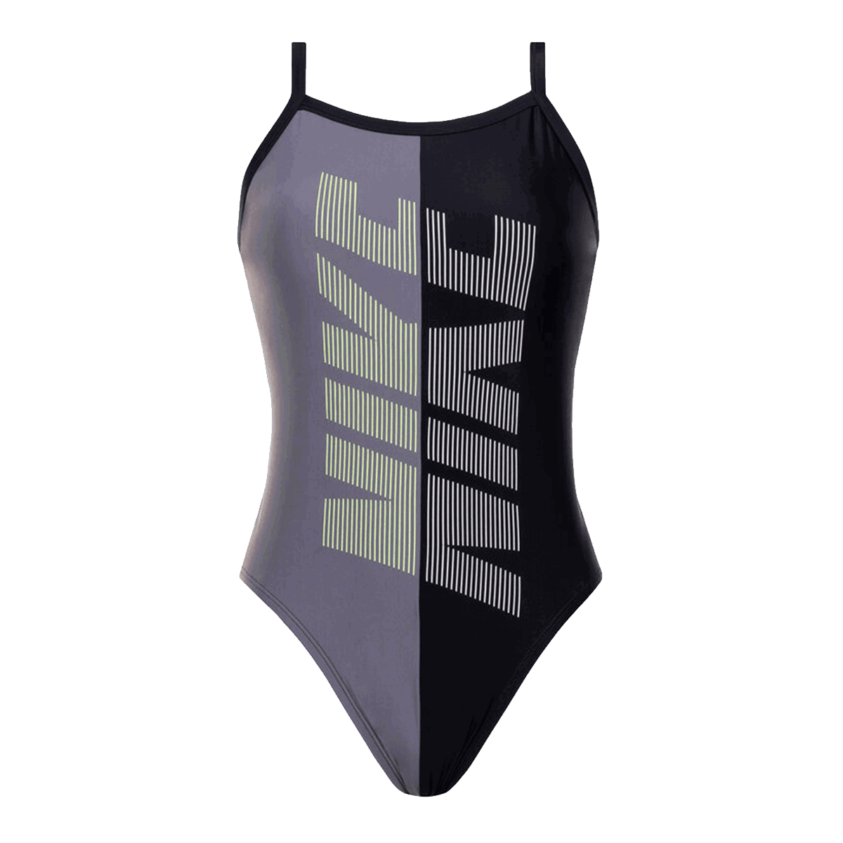 Badkläder Nike Striped Logo Color Block Racerback One Piece Swimsuit Flerfärgad | NESS9050-001, 0